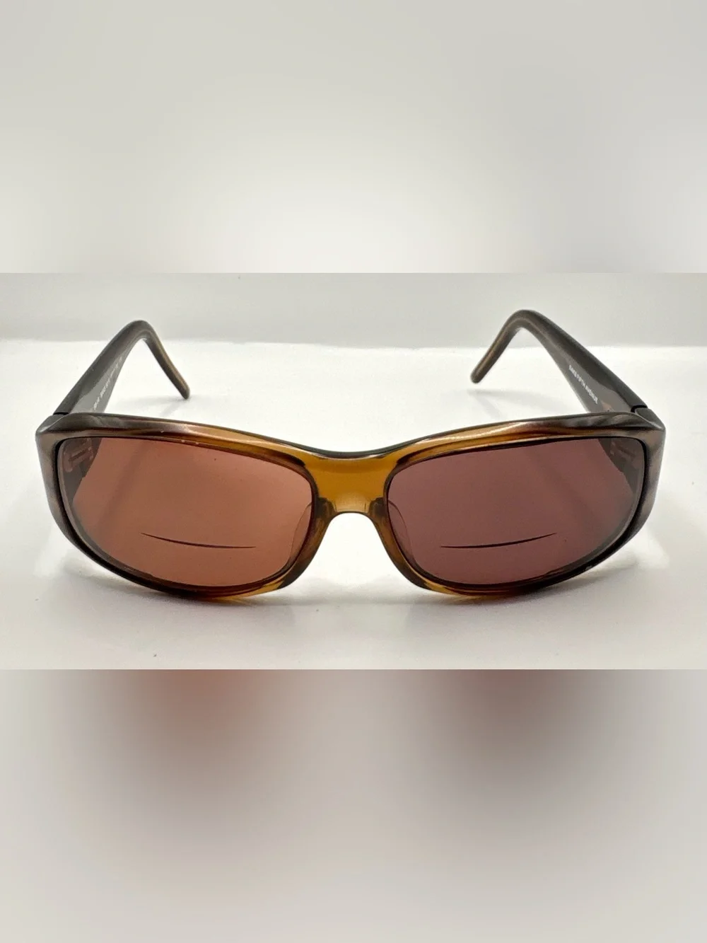 Saks Fifth Avenue 52/S Brown Oval Sunglasses Frames Only